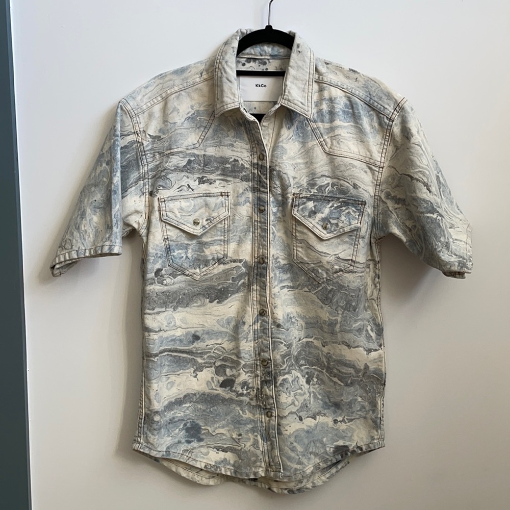 KkCO denim shirt